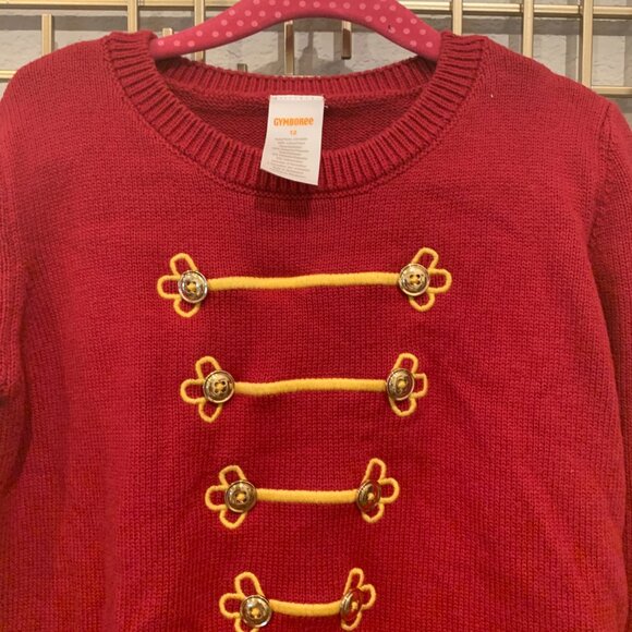 Size 12 Gymboree Nutcracker Tutu Sweater dress - Picture 3 of 5